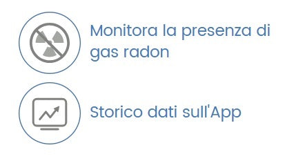 Sensore Radon monitor
